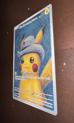 Pokemon Van Gogh Pikachu with Grey Felt Hat SVP EN 085 Promo Card Ungraded - Image 3