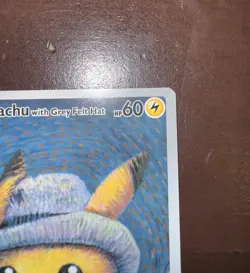 Pokemon Van Gogh Pikachu with Grey Felt Hat SVP EN 085 Promo Card Ungraded - Image 5