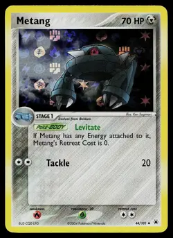 Pokemon Card - Metang Hidden Legends 44/101 Reverse Holo Uncommon - Image 1