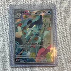 Dewott 106/086 White Flare Illustration Rare Holo Pokemon Card - Image 1