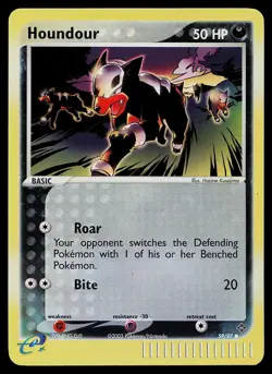 Pokemon Card - Houndour Dragon 59/97 Reverse Holo Common - Image 1