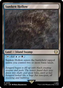 MTG - Sunken Hollow - Lord of the Rings Commander - Magic the Gathering - Image 1