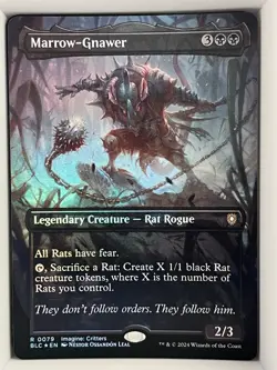 Marrow-Gnawer (Borderless) Foil R Commander: Bloomburrow 79 LP - Image 1