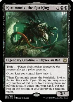 Karumonix, the Rat King - Phyrexia: All Will Be One - 98 - LP/NM - Image 1