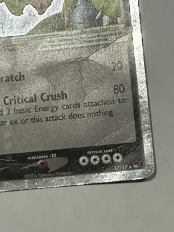 Tyranitar ex 17/17 Holo English 2004 Pokemon TCG POP Series 1 DMG - Image 2