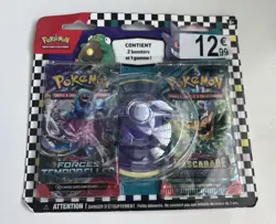 Pokemon TCG Scarlet and Violet Sealed Kit 2 Boosters Gengar Eraser French - Image 1