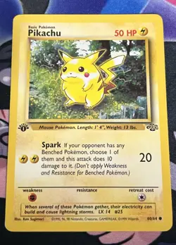 1999 Pokemon Jungle Pikachu First Edition Lightly Played No.60 - Image 1