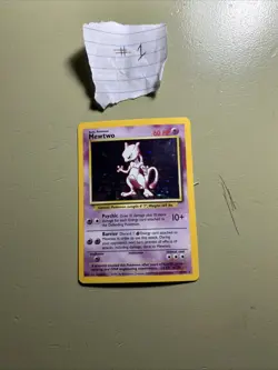 Mewtwo 10/102 Pokemon TCG 1999 Base Set Holo Unlimited Rare - Image 1