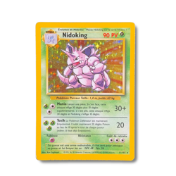 Carte Pokemon Francaise - Nidoking 11/102 Holo - Set de Base - Image 1