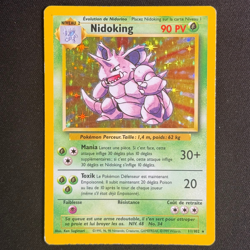 Carte Pokemon Francaise - Nidoking 11/102 Holo - Set de Base - Image 2
