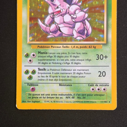 Carte Pokemon Francaise - Nidoking 11/102 Holo - Set de Base - Image 4