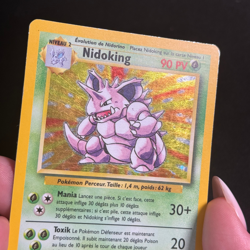 Carte Pokemon Francaise - Nidoking 11/102 Holo - Set de Base - Image 5