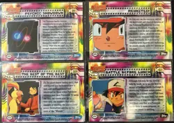 Pokemon Topps -4 Foil Card Lot- Mewtwo Strikes Back Set Battle Before Lunch - Image 2