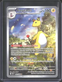 Ampharos 090/086 Shiny Rare ME04: Chaos Rising Pokemon NM/M - Image 1