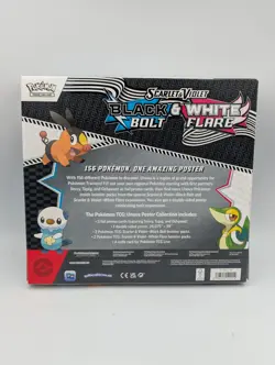 Pokemon TCG Scarlet Violet Black Bolt White Flare Poster Collection SEALED - Image 2