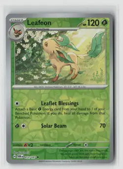 Leafeon #011/167 Sv06 Twilight Masquerade Uncommon Reverse Holo Pokemon TCG NM - Image 1