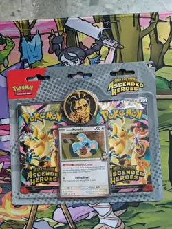 Pokemon TCG: Ascended Heroes Blister Pack Larry's Komala - Brand New & Sealed - Image 1