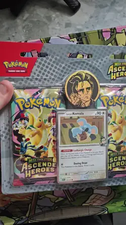 Pokemon TCG: Ascended Heroes Blister Pack Larry's Komala - Brand New & Sealed - Image 2