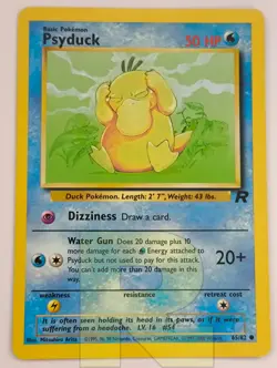 Psyduck ® Rocket 65/82 ® Comune ® Pokemon ® Inglese ® EX - Image 1