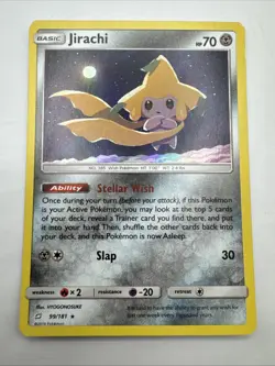 Pokemon TCG - Jirachi Sun & Moon - Team Up 99/181 Holo Rare - Image 1