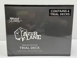 2023 English Weiss Schwarz Azur Lane Royal Navy 6 Trial Deck Boxed Card Set (4) - Image 1