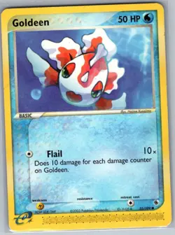 Goldeen 55/109 Non Holo Ruby and Sapphire - Pokemon Card - LP - Image 1