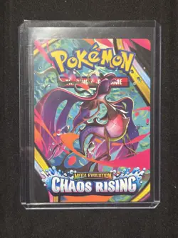 Pokemon Chaos Rising Trainer Tips Card Mega Dragalge Pre-Release Exclusive - Image 1