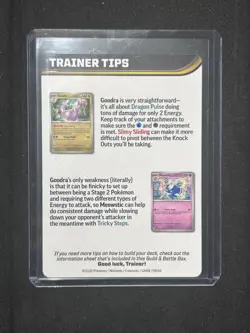 Pokemon Chaos Rising Trainer Tips Card Mega Dragalge Pre-Release Exclusive - Image 2
