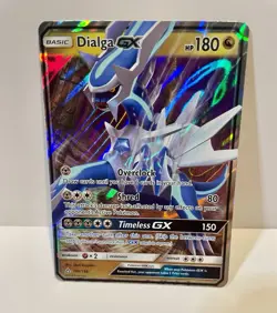 Dialga GX Ultra Rare Full Art Holo Pokemon Card 100/156 SM Ultra Prism - Image 1