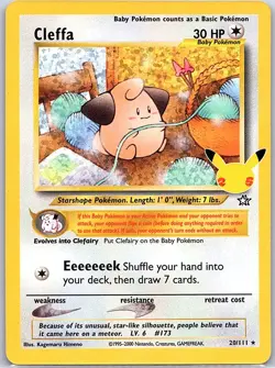 Cleffa 20/111 Celebrations: Classic Collection - Pokemon Card - NM - Image 1