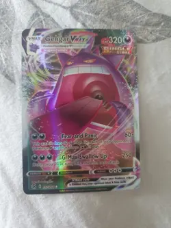 Pokemon Gengar VMAX Card 157/264 Fusion Strike Holo - Image 1