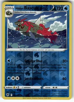 Hisuian Basculegion 044/189 Rare Astral Radiance Pokemon Reverse Holo Near Mint - Image 1