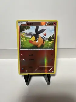 Pokemon - Tepig - 15/114 - Reverse Holo Common - Black and White - NM - Image 4