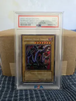 2002 Yu-Gi-Oh! Serpent Night Dragon MRL-103 Magic Ruler 1st Ed PSA 9 - Image 1