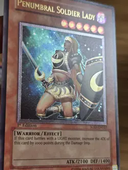 Yu-Gi-Oh! TCG Penumbral Soldier Lady Soul of the Duelist SOD-EN033 Ultimate 1st - Image 1