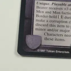 Middle-Earth CCG MECCG Necklace of Girion Against The Shadow ATS LOTR Card - Image 3