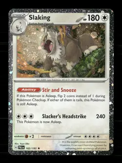 Slaking (Cosmos Holo) 162/193 Holo Miscellaneous Cards & Products NM/M Pokemon - Image 1