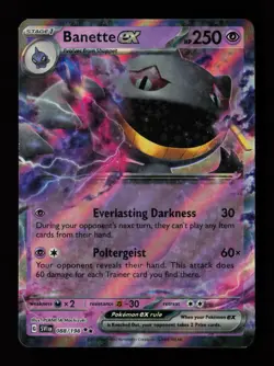 Banette ex 088/198 Holo SV01: Scarlet & Violet Base Set Pokemon Card - Image 1