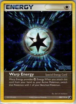 Warp Energy 91/108 Reverse Holo - Power Keepers - Pokemon Card - LP - Image 1