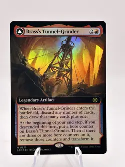 Brass's Tunnel-Grinder 0373 Extended Art Foil Lost Caverns of Ixalan LCI MTG NM - Image 1