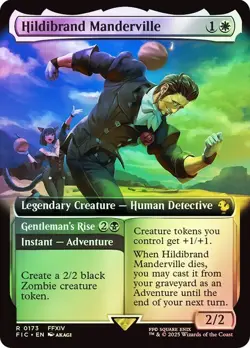 Hildibrand Manderville Foil Extended Art Final Fantasy MTG NM - Image 1