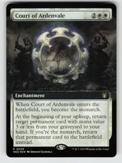Court of Ardenvale (Extended Art) *Foil* WOC 29 NM - Image 1