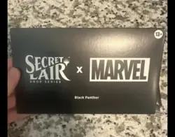 Magic the Gathering Factory Sealed Black Panther Marvel Secret Lair Non Foil MTG - Image 1