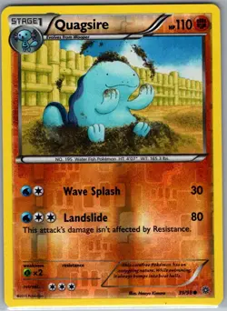 Quagsire 39/98 Reverse Holo XY - Ancient Origins - Pokemon Card - NM - Image 1