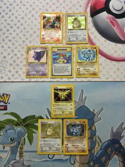 Vintage Pokemon Card Lot WOTC Holo First Edition Fire Zapdos Gengar - Image 1