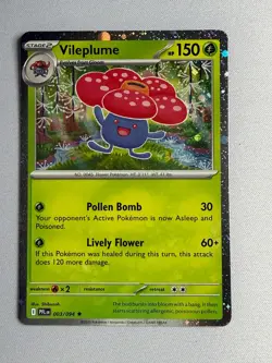 Vileplume PFL 003/094 Cosmos Holo Pokemon Phantasmal Flames NM/M - Image 1