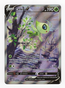 Celebi V 245/264 Alternate Art - Fusion Strike - Pokemon - NM Holo - Image 1