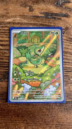 2025 Pokemon SV Black Bolt BLK EN Snivy 087/086 - Image 1