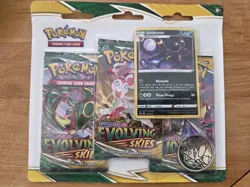 Pokemon TCG Evolving Skies 3 Pack Blister Umbreon Brand New Factory Sealed - Image 1