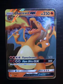 Charizard GX 9/68 Hidden Fates Battle Academy Pokemon Card - Image 1